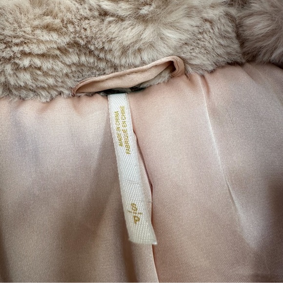 FREE PEOPLE Kate Faux Fur jacket coat, S. Could fit M. - Picture 6 of 9